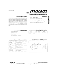 MXD1013SA025 Datasheet