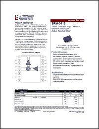 SRM-1016 Datasheet
