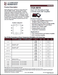 CGA-3318 Datasheet