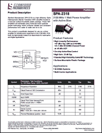 SPA-2118 Datasheet