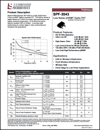 SPF-3043 Datasheet