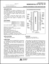 M5M532R16JTP-10 Datasheet