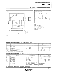 M57721 Datasheet