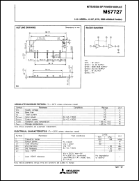 M57727 Datasheet