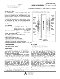 M5M5V32R16JTP-15 Datasheet