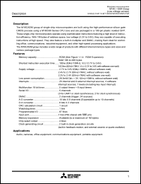 M30620MGM-XXXFP Datasheet