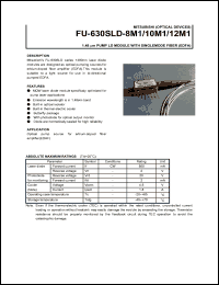 FU-630SLD-12M1 Datasheet