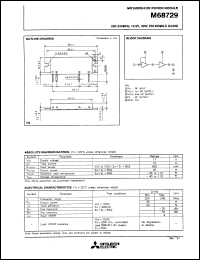 M68729 Datasheet