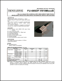 FU-68SDF-V810M199B Datasheet
