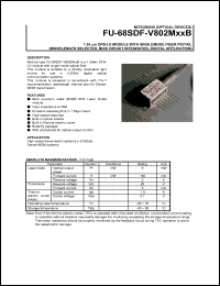 FU-68SDF-802M33B Datasheet