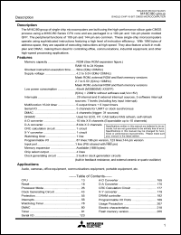 M30802MG-XXXGP Datasheet