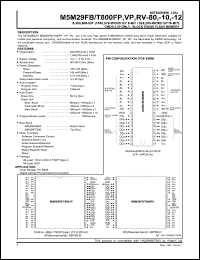 M5M29FT800RV-80 Datasheet