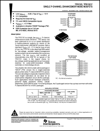 TPS1101PWLE Datasheet