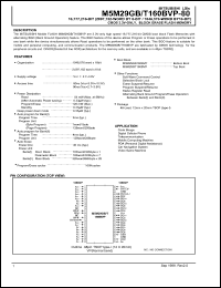 M5M29GB160BVP-80 Datasheet