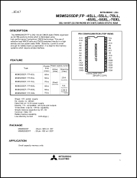 M5M5255DFP-45HL Datasheet