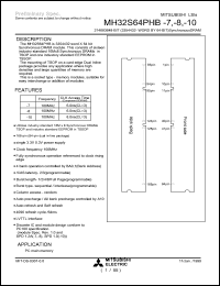 MH32S64PHB-7 Datasheet