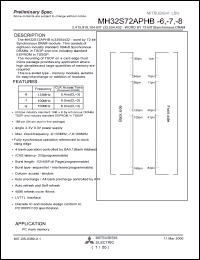 MH32S72APHB-7 Datasheet