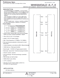 MH8S64DALD-7 Datasheet
