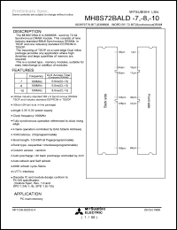 MH8S72BAFD-8 Datasheet