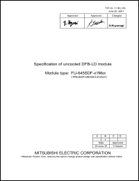 FU-645SDF-1M2C Datasheet