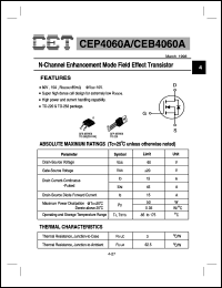 CEP7060 Datasheet