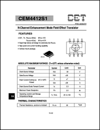 CEM9433 Datasheet