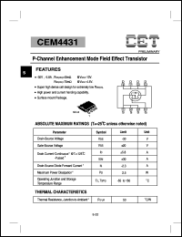 CEM4410A Datasheet