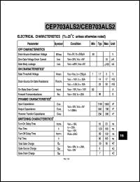 CEP703ALS2 Datasheet