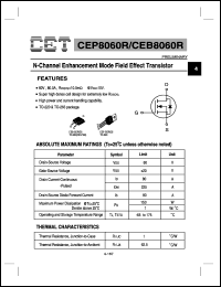 CEP8060LR Datasheet