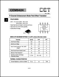 CEM9430A Datasheet