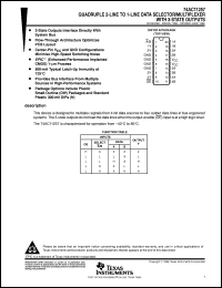 74AC11257DWR Datasheet