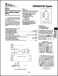 CD40257BF3A Datasheet