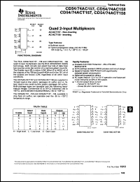 CD54AC153F3A Datasheet