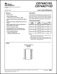 CD54ACT151F3A Datasheet