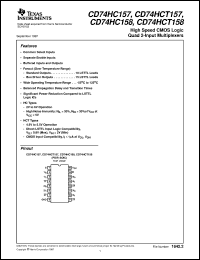 CD54HC151F3A Datasheet