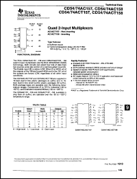 CD74AC151M96 Datasheet