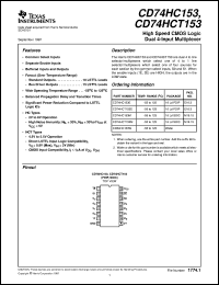 CD74HC157M96 Datasheet