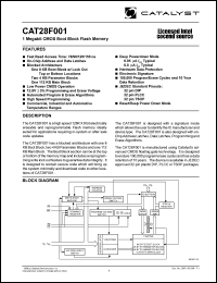 CAT28F001NI-90BT Datasheet