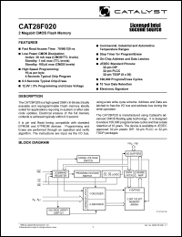CAT28F020PI-90T Datasheet