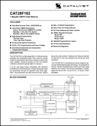 CAT28F102T14RA-45T Datasheet