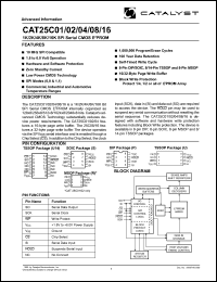 CAT25C04U14A-TE13 Datasheet