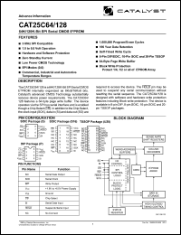 CAT25C64S16A-1.8TE13 Datasheet