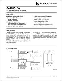 CAT28C16ANA-20T Datasheet