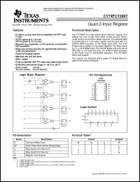 CY74FCT399CTSOC Datasheet