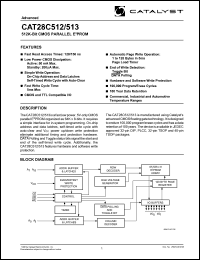 CAT28C512HTA-15T Datasheet