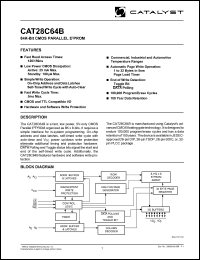 CAT28C64BPA-12T Datasheet