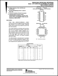 SNJ54ALS258AFK Datasheet