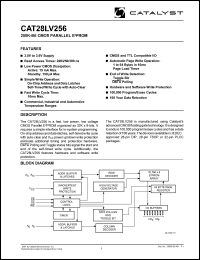 CAT28LV256PA-30T Datasheet