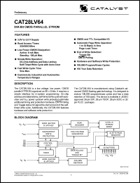 CAT28LV64NI-25T Datasheet