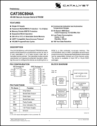 CAT35C804AJ-TE13 Datasheet